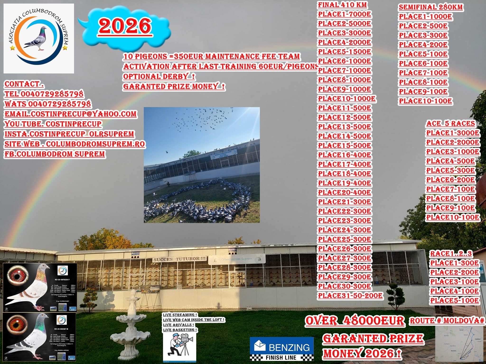 SEZON 2026…10 YEARS.    SEZON ANIVERSAR  CU PREMII PE MASURA  !!